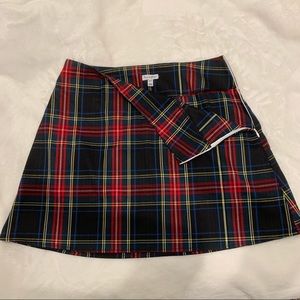 Plaid Mini Skirt